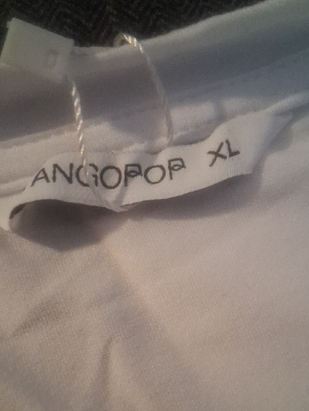 MANGOPOP White Long Sleeve Crew Neck Bodysuit XL - Picture 3 of 9